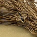انگشتر طرح پروانه ای - کد 307 - Image 3