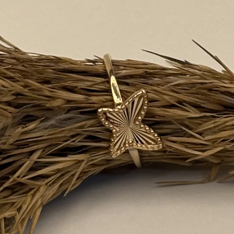 انگشتر طرح پروانه ای - کد 307 - Image 2