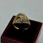 انگشتر موج الماس - کد 302