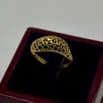 انگشتر گل توری - کد 303