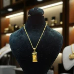 گردنبند طرح شمش