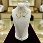 گوشواره طرح پنج ضلعی1296