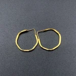 گوشواره طرح پنج ضلعی 1271 - Image 2