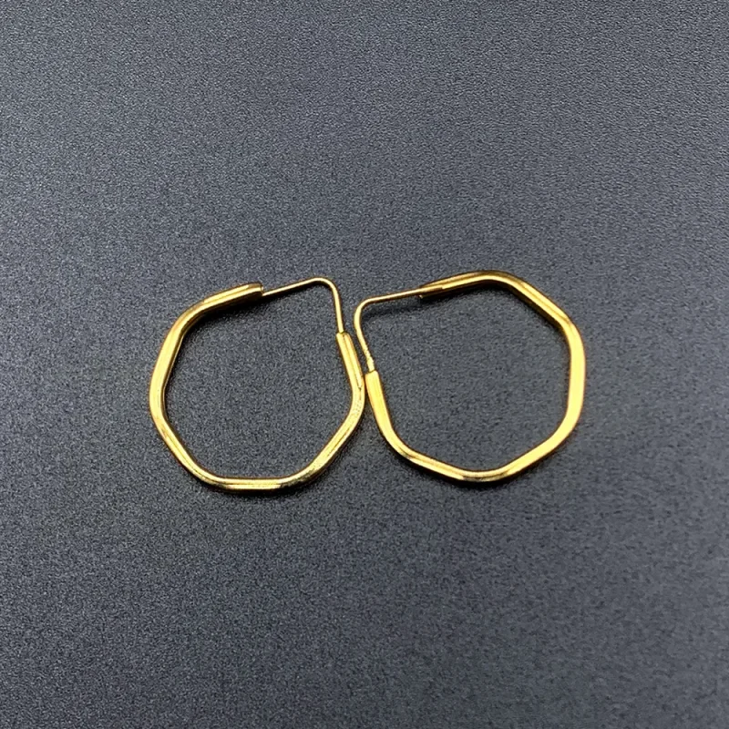 گوشواره طرح پنج ضلعی 1271 - Image 2