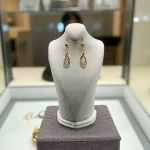 گوشواره کلاسیک دورنگ