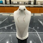 گوشواره بخیه ای طرح دایره