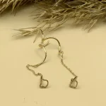 گوشواره بخیه ای طرح تدی