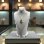 پلاک طلا قلب 2