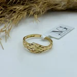 انگشتر مینیمال طلای وحشی - کد1753