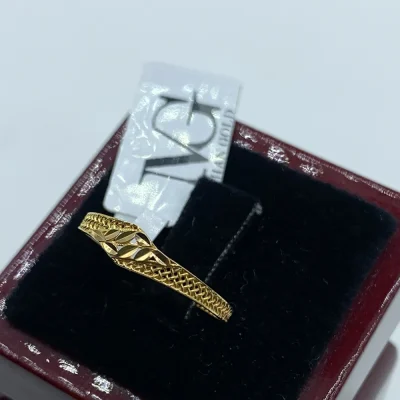 انگشتر مینیمال شعاع یاقوت - کد1748