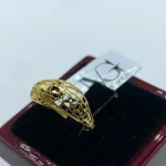 انگشتر مینیمال بافت نور - کد1757 - Image 3