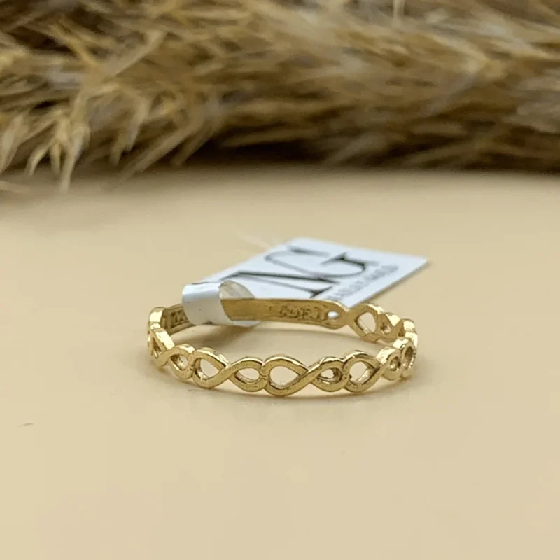 انگشتر مینیمال زنجیره عشق - کد347 - Image 1