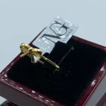انگشتر مینیمال پاپیونی - کد467 - Image 2