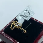انگشتر مینیمال قلب بی نهایت - کد1837 - Image 2