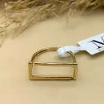 انگشتر مینیمال چارچوب طلایی - کد1395