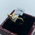 انگشتر مینیمال ریتم عشق - کد1404 - Image 3