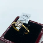 انگشتر مینیمال حلقه الماس - کد1406 - Image 3