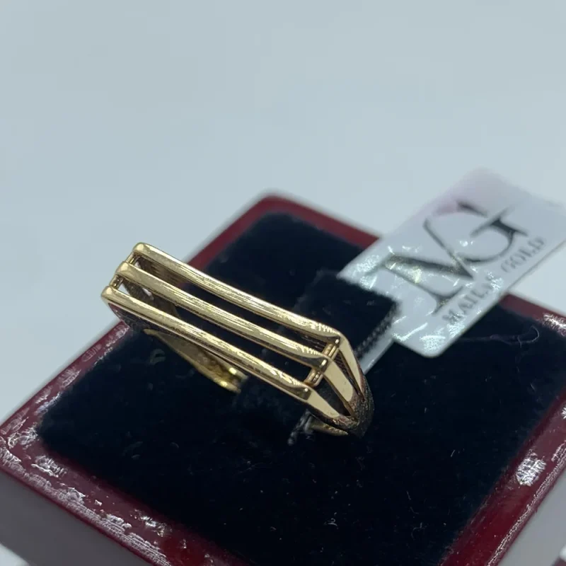 انگشتر مینیمال سه خط - کد1826 - Image 3