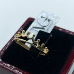 انگشتر مینیمال نور تاج - کد 1833 - Image 2