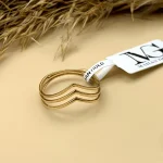 انگشتر مینیمال حلقه هارمونی - کد453 - Image 2