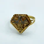 انگشتر قاب الماس - کد1629 - Image 3