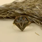 انگشتر قاب الماس - کد1629