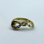 انگشتر پیوند دورنگ - کد1669 - Image 3