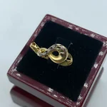 انگشتر پیوند دورنگ - کد1669 - Image 2