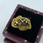 انگشتر بافت شاهانه - کد1388 - Image 2