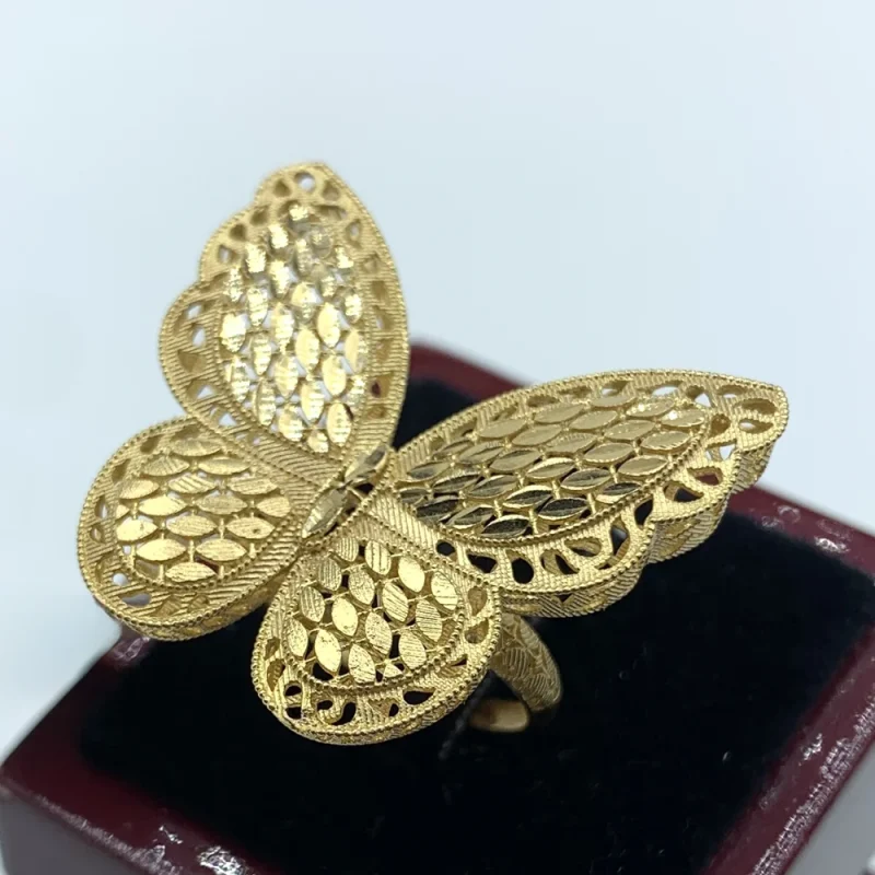 انگشتر پروانه ای - کد891 - Image 2