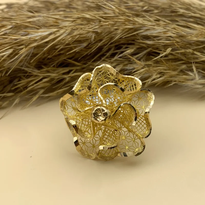 انگشتر تاج گل - کد1624 - Image 1