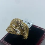 انگشتر ستاره‌های زرین - کد1641 - Image 3