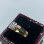 انگشتربرگ زرلای- کد1238 - Image 2