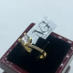انگشتر خم زرین - کد1234 - Image 2