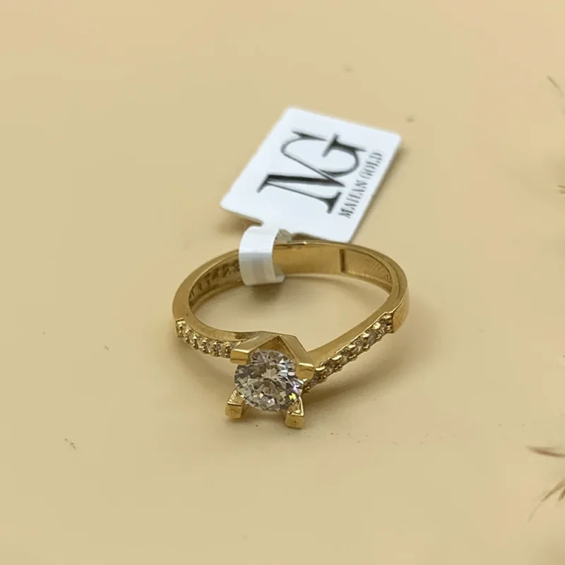 انگشتر خم زرین - کد1234 - Image 1