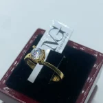 انگشتر تک نگین آوا - کد1237 - Image 2