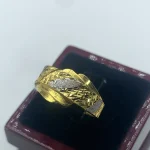 انگشتر امواج زرین - کد289 - Image 2