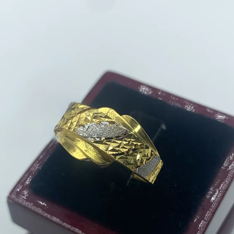 انگشتر امواج زرین - کد289 - Image 2
