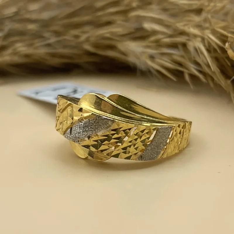 انگشتر امواج زرین - کد289 - Image 1