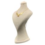 گردنبند قلب و بال فرشته طلایی - Image 3