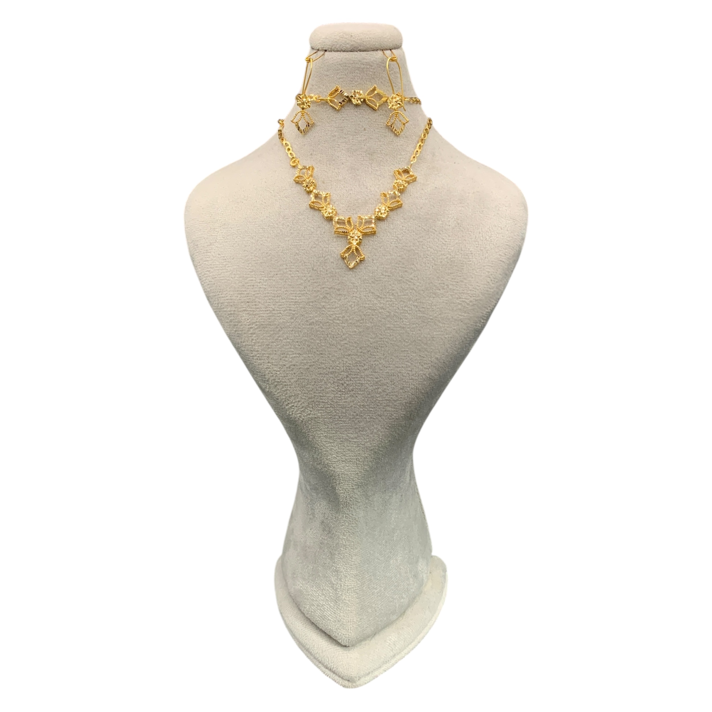 golden-bow-set-mahan-gold (5) سرویس طلایی طرح پاپیون - Image 1