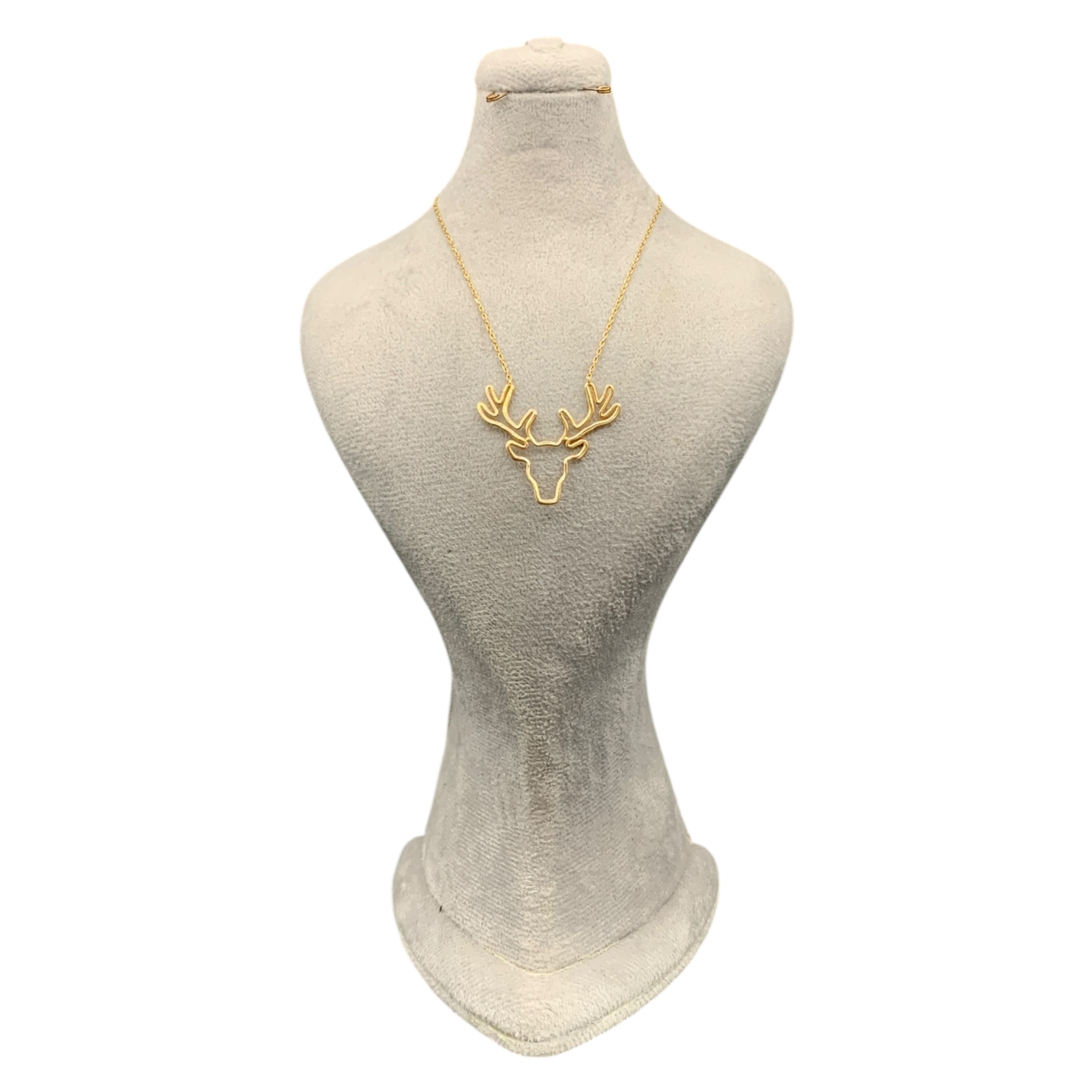 golden-deer-necklace-mahan-gold (1) گردنبند گوزن طلایی - Image 1