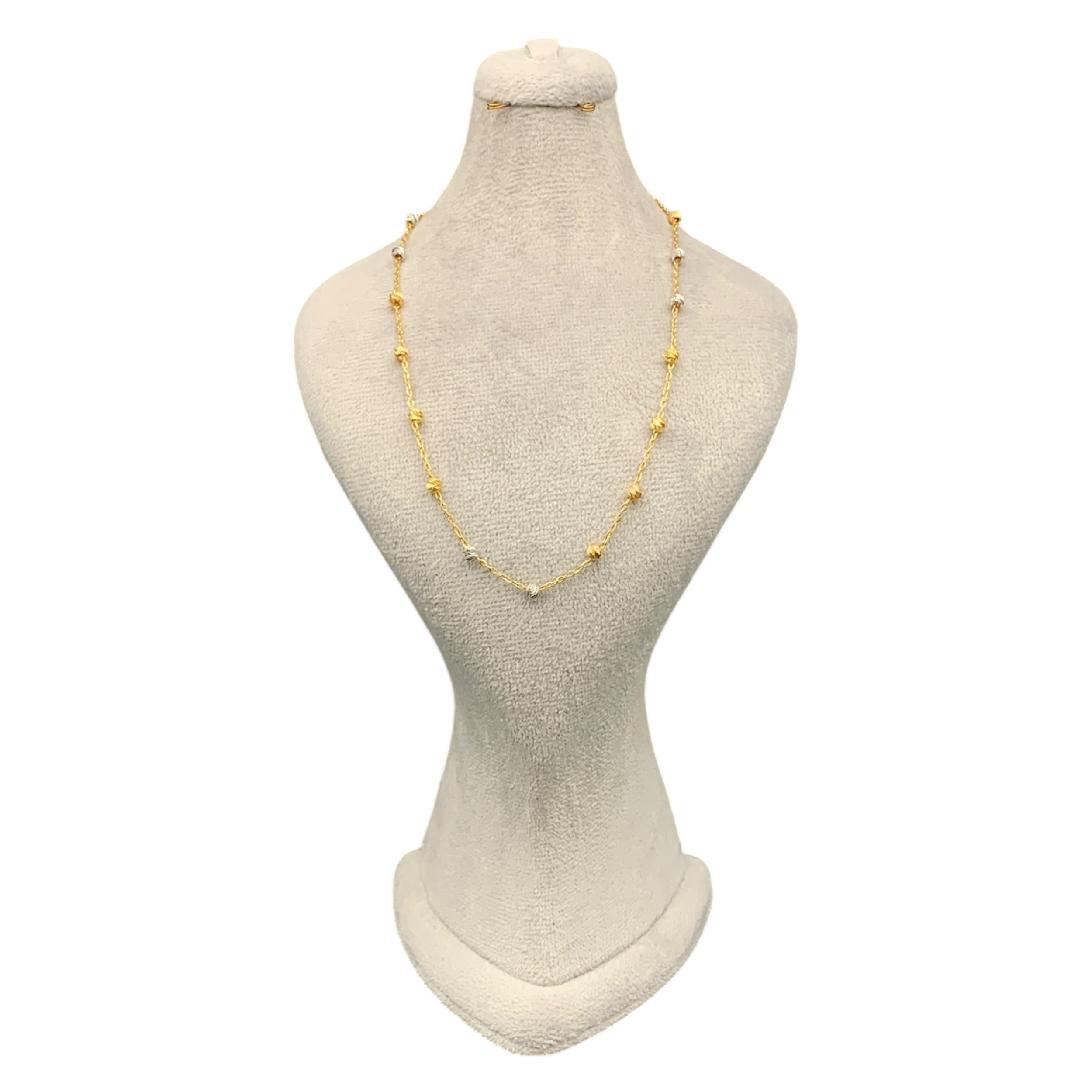 golden-dorika-beads-necklace-mahan-gold (1) گردنبند دوریکا طلایی - Image 1