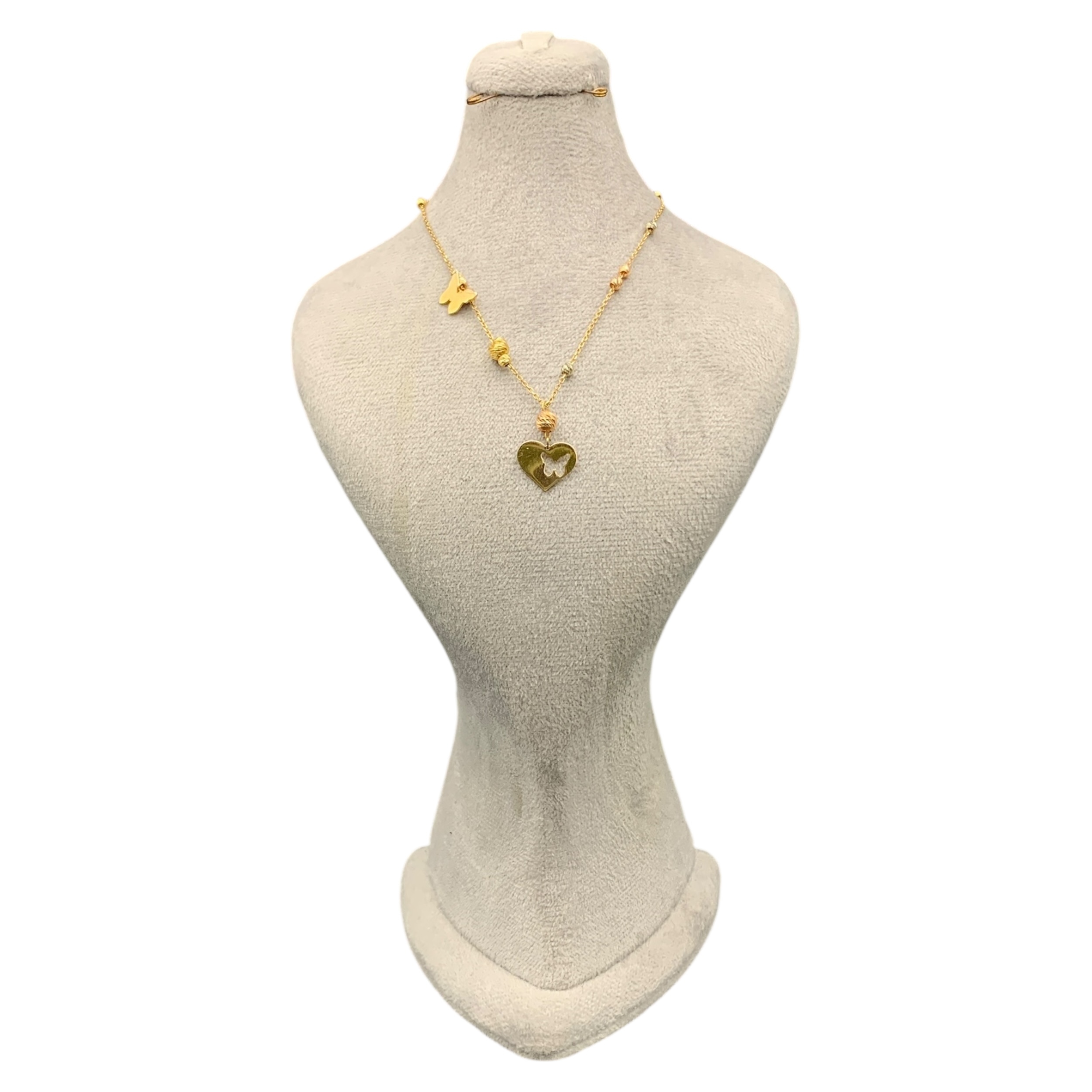 golden-dorika-heart-necklace-mahan-gold (5) گردنبند دوریکا قلب طلایی - Image 1