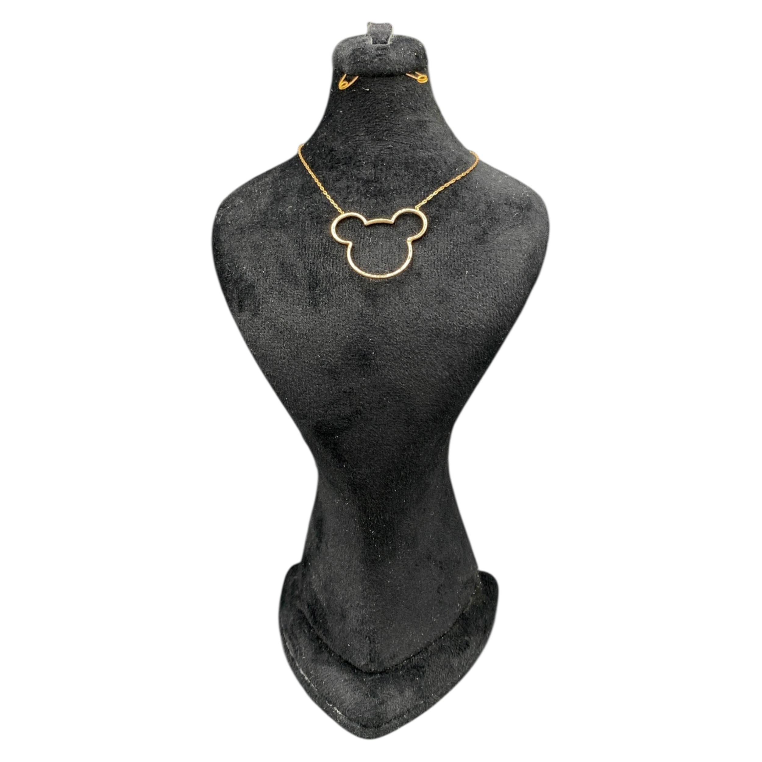 golden-mickey-necklace-mahan-gold (4) گردنبند طلایی طرح میکی - Image 1