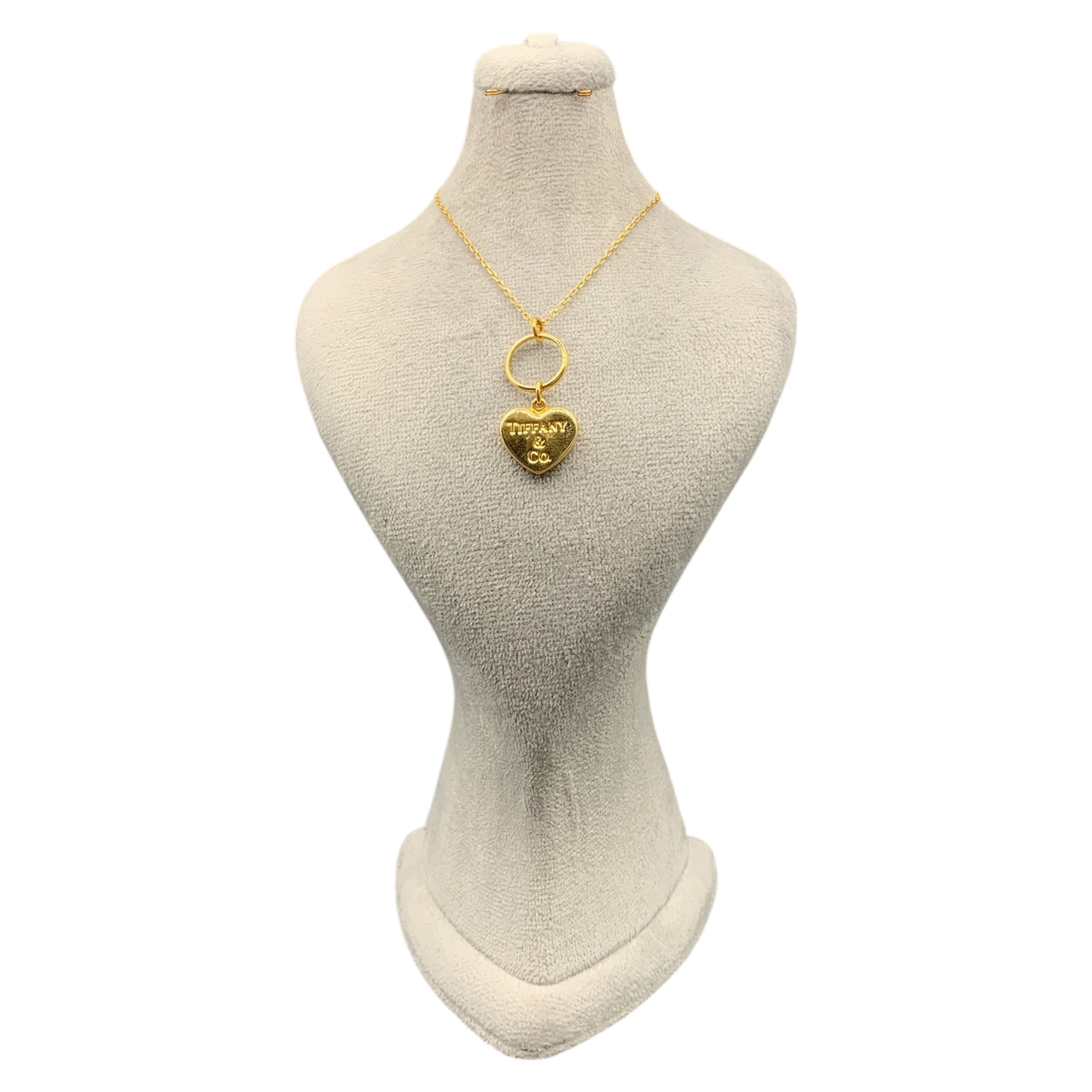 tiffany-heart-necklace-mahan-gold (2) گردنبند تیفانی قلب طلایی - Image 1