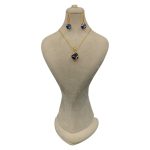 نیم‌ست طلای طرح سنگ لاجوردی - Image 8