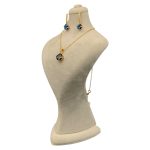 نیم‌ست طلای طرح سنگ لاجوردی - Image 10